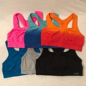 C9 Champion Seamless Racerback Sports Bras, Large